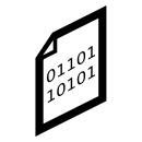 Icon Binärcode – Digitale Signalverarbeitung